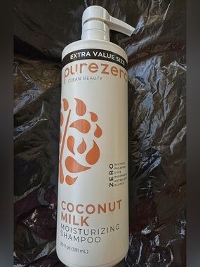 Purezero Coconut Milk Moisturizing Shampoo - White